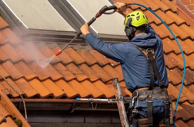 Démoussage et hydrofuge de toiture à Sebourg